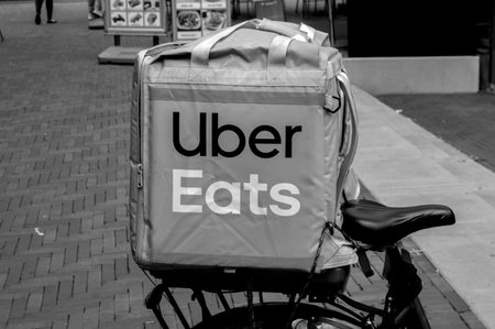 Uber Delivery Bag At Amstelveen The Netherlands 2019