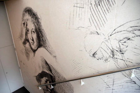 Staircase At The Rembrandthuis At Amsterdam The Netherlands 2019のeditorial素材