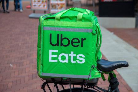 Uber Delivery Bag At Amstelveen The Netherlands 2019