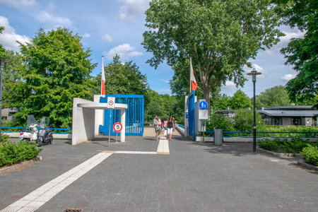 Entrance At The Amstelpark At Amsterdam The Netherlands 2019のeditorial素材