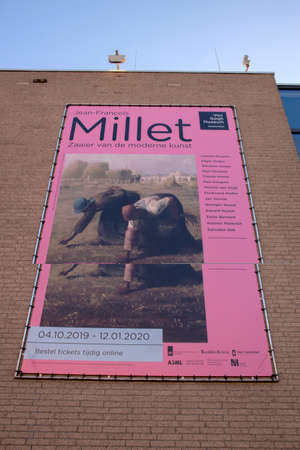 Billboard Millet Van Gogh Exhibition At Amsterdam The Netherlands 2019