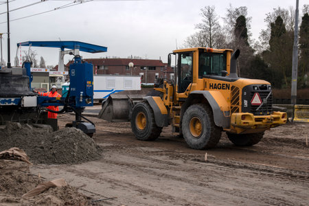 Constructions At The Muiderstraatweg Street At Amsterdam The Netherlands 2020