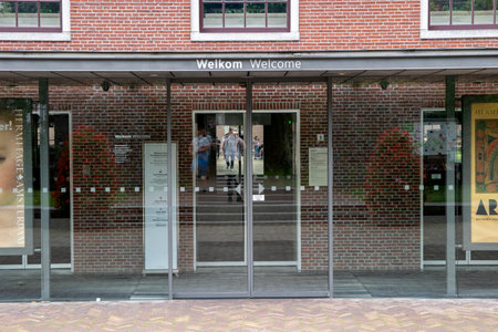 Entrance Of The Hermitage Museum Amsterdam The Netherlands 2019のeditorial素材