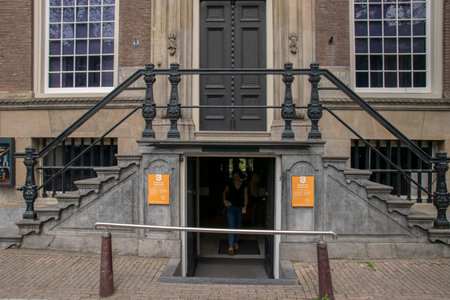 Entrance Of The Willet-Holthuysen Museum At Amsterdam The Netherlands 2019のeditorial素材