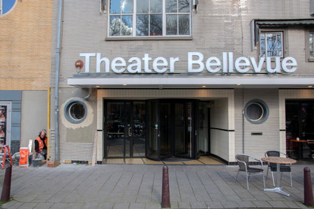 Entrance Theater Bellevue At Amsterdam The Netherlands 2020のeditorial素材