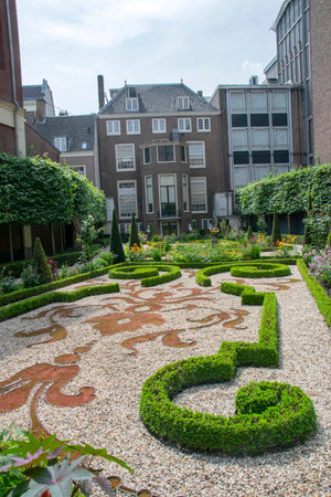 Garden Of The Willet-Holthuysen Museum At Amsterdam The Netherlands 2019のeditorial素材