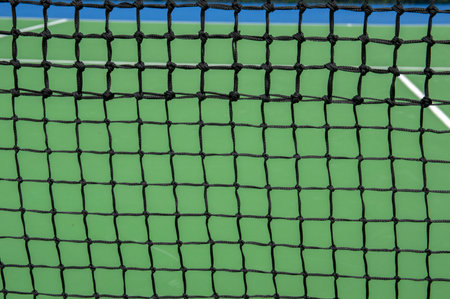 Close Up Of A Tennis Net At Amsterdam The Netherlands 2019の写真素材