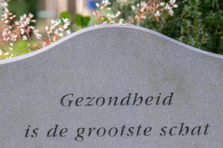 General Text On A Grave At Amsterdam The Netherlands 2020