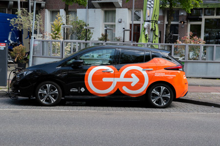 GO Rental Car At Amsterdam The Netherlands 2019のeditorial素材