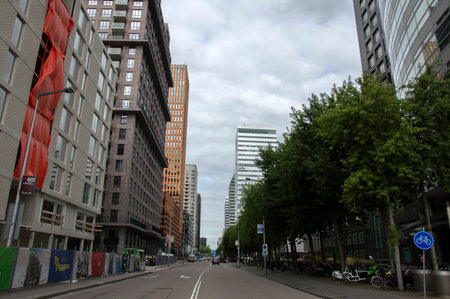 Gustav Mahlerlaan Street At Amsterdam The Netherlands 2019のeditorial素材