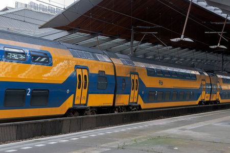 NS Train At The Bijlmer Train Station Amsterdam The Netherlands 2020