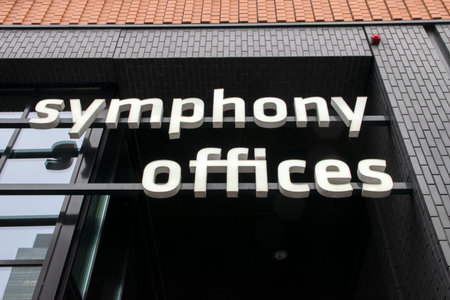 Symphony Building At The Background Amsterdam The Netherlands 2020