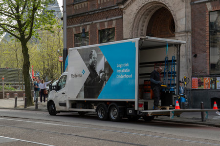 Rollema Company Truck At Amsterdam The Netherlands 2019のeditorial素材