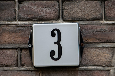 House Number 3 At Amsterdam The Netherlands 2019のeditorial素材