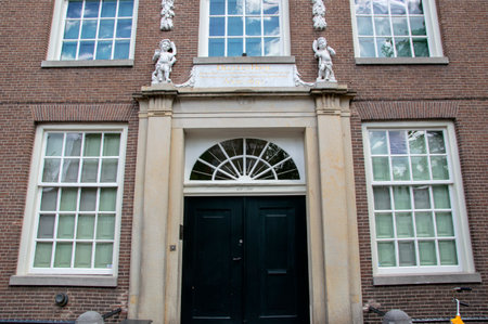 Ornament At The Deutzen Hofje Building At Amsterdam The Netherlands 16 March 2020のeditorial素材