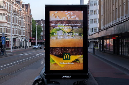 Billboard McDonalds At Amsterdam The Netherlands 17-6-2020のeditorial素材