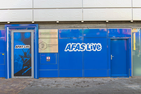 Wall Of The AFAS Live Theater Show At Amsterdam The Netherlands 2018