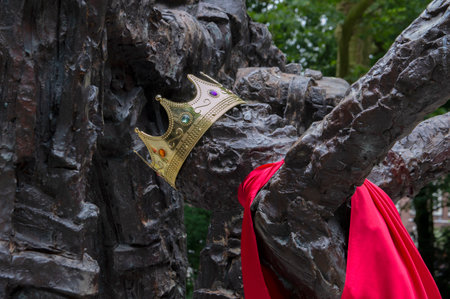 The National Slavery Monument At The Keti Koti Festival At Amsterdam The Netherlands 02/07/2020のeditorial素材