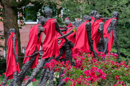 The National Slavery Monument At The Keti Koti Festival At Amsterdam The Netherlands 02/07/2020