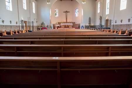 The Parish of the Blessed Trinity Church At Betondorp Amsterdam The Netherlands 5-8-2020のeditorial素材