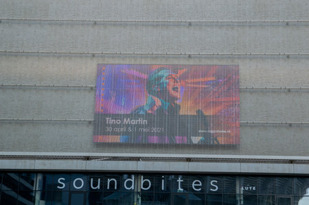 Billboard Tino Martin At The Ziggo Dome Amsterdam The Netherlands 24-6-2020のeditorial素材
