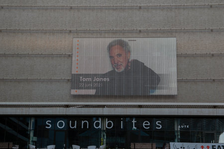 Billboard Tom Jones At The Ziggo Dome Amsterdam The Netherlands 24-6-2020