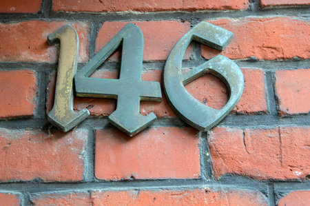 House Number 146 At Amsterdam The Netherlands 2-7-2020の写真素材