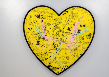 Painting From Joseph Klibansky At Amsterdam The Netherlands 3-10-2019のeditorial素材