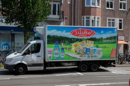 Silifke Company Truck At Amsterdam The Netherlands 2-7-2020のeditorial素材