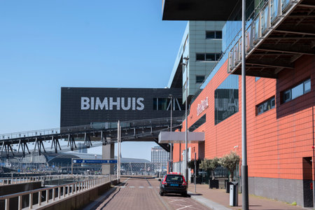 Bimhuis Building At Amsterdam The Netherlands 4-4-2020のeditorial素材