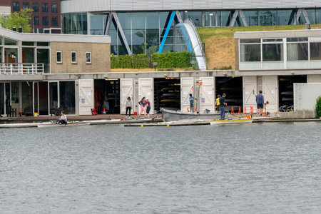 Rowing Club RIC At Amsterdam The Netherlands 6-10-2020のeditorial素材