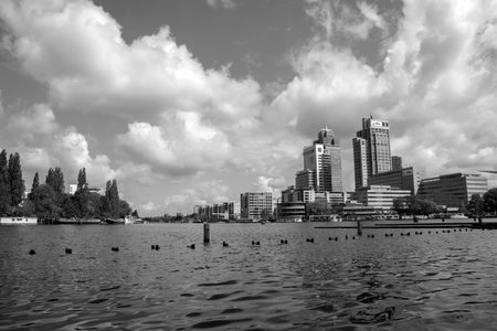 View From Park Somerlust At Amsterdam The Netherlands 25-5-2020のeditorial素材