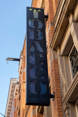 Billboard Tobacco Theater At Amsterdam The Netherlands 3/25/2020のeditorial素材