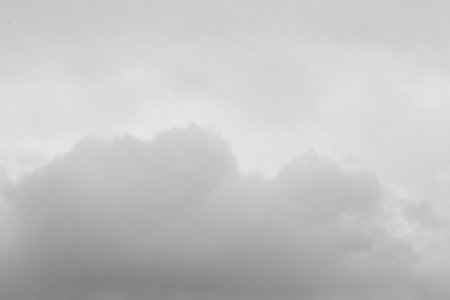Background Of Clouds In Black And Whiteの写真素材