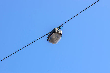 Close Up Street Light At Amsterdam The Netherlands 17-7-2021