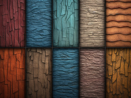 colorful wood texture. Wooden backgroundの素材