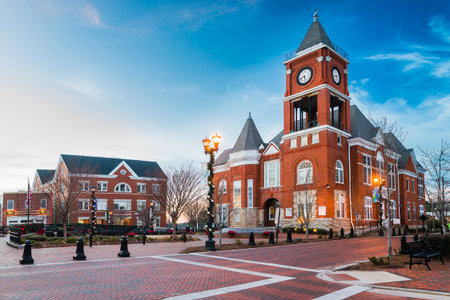 Town square in Dallas, Georgia