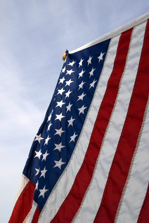 Close up of American Flag