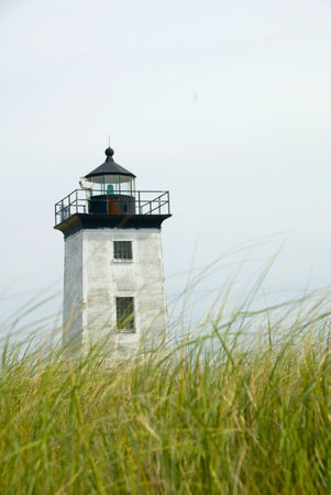 Long Point Lighthouse in Provincetown, Cape Cod, MA, USAの写真素材