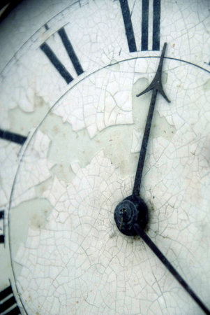 Detail of a clock face