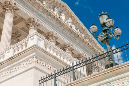 The United States Capitol Building in Washington, DCの写真素材