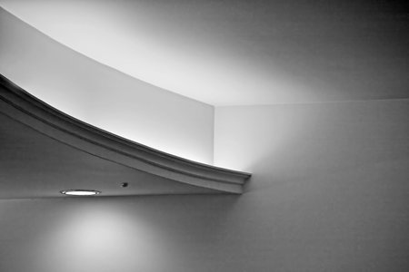 corner of modern style roomの写真素材