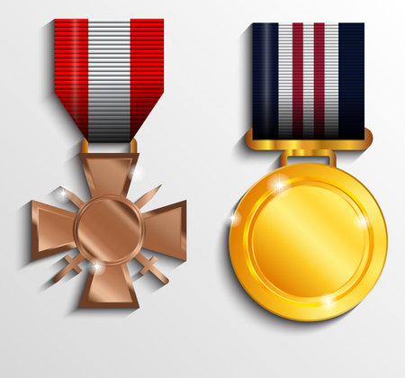 Military medalのイラスト素材