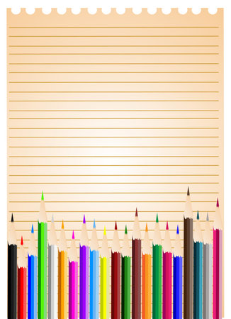 Color pencilのイラスト素材