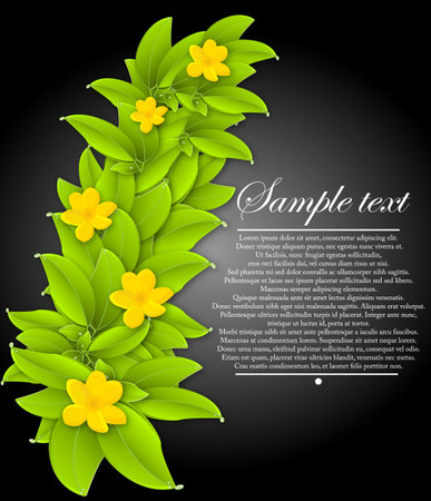 Leaf background のイラスト素材