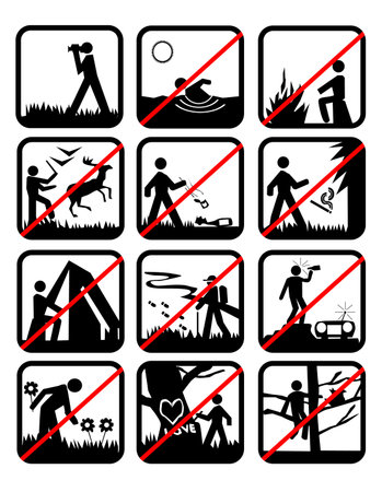 Tourist information のイラスト素材