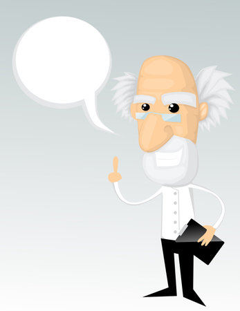Cartoon Professorのイラスト素材