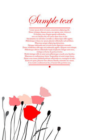 Poppy illustrationのイラスト素材