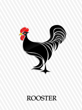 Abstract roosterのイラスト素材
