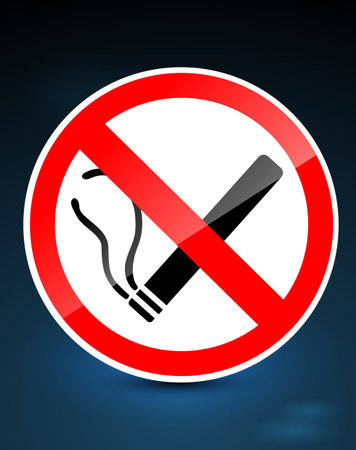 No smoking signのイラスト素材
